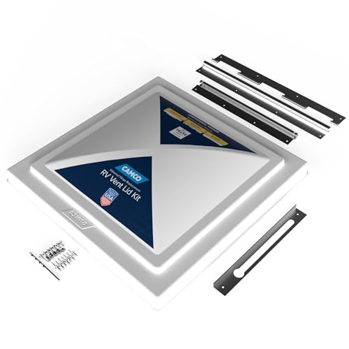 Camco Camco Universal RV Roof Vent Replacement Kit — Fits Standard 14" x 14" Vent Openings – Works with - Outdoor Depot