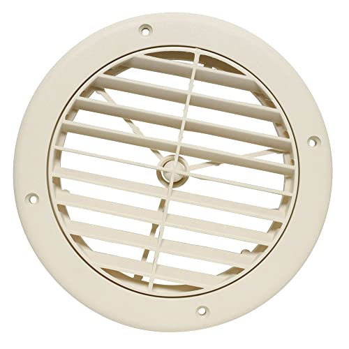 Valterra Valterra A10-3362VP Heating and A/C Register with 360° Rotation (No Damper) - 5-1/8" ID x 7" OD, - Outdoor Depot