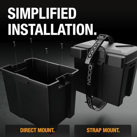 NOCO NOCO Snap-Top BG6V Battery Box, Single 6V Battery Box for Marine, Automotive, RV, Boat, Camper and - Outdoor Depot