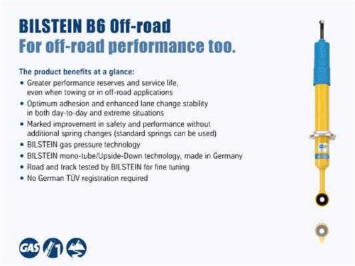 Bilstein Bilstein 24-238526 Shock Absorber , Yellow - Outdoor Depot