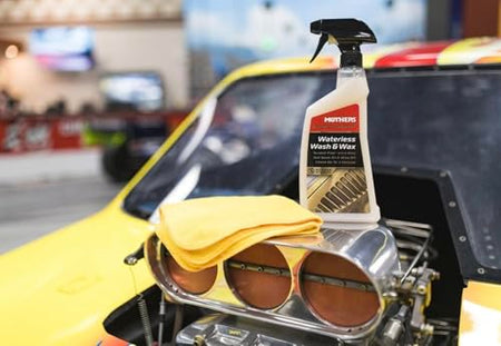 Mothers Mothers California Gold Waterless Wash & Wax, 24 oz. — Quick & Easy Car Care Without Water, Spray On - Outdoor Depot