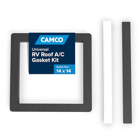 Camco Camco 14-Inch x 14-Inch Camper Roof A/C Gasket Kit - Features a Waterproof Compression Seal, - Outdoor Depot