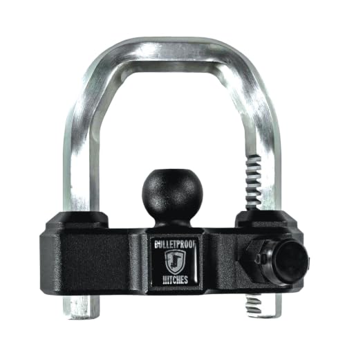 BulletProof Hitches - Extreme Duty Trailer Coupler Lock - Universal Trailer Lock with 1" Solid Steel Bar - Fits 1-7/8", 2" and 2-5/16" Couplers - Heat-Treated & Pick-Resistant