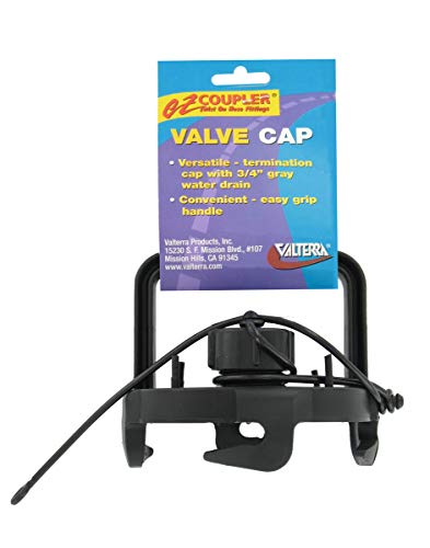 Valterra Valterra F02-3106BK Black Bulk EZ Coupler Valve Cap with Handle - Outdoor Depot