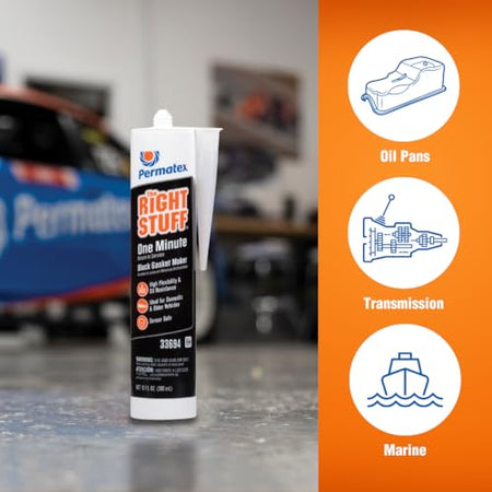 Permatex Permatex 33694 The Right Stuff Gasket Maker, 10.1 oz., Black - Outdoor Depot
