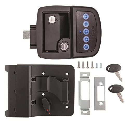 AP Products Bauer AP Products 013-5091 Keyed-A-Like Bluetooth Electric Towable Lock - RH,Black - Outdoor Depot