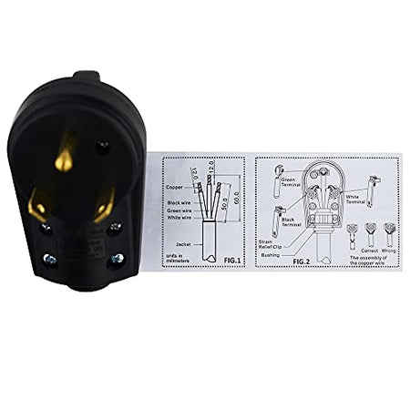 Power Watchdog Power Watchdog 30 Amp Replacement Male Plug (30APlug) – RV Electrical Plug Replacement for - Outdoor Depot