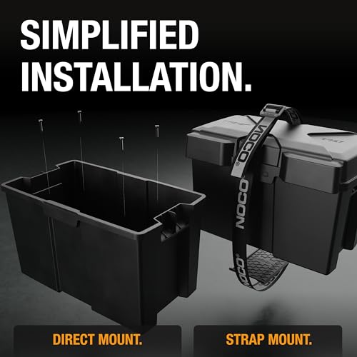 NOCO NOCO Snap-Top BG27 Battery Box, Group 27 12V Battery Box for Marine, Automotive, RV, Boat, Camper and - Outdoor Depot