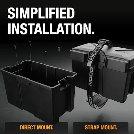 NOCO NOCO Snap-Top BG27 Battery Box, Group 27 12V Battery Box for Marine, Automotive, RV, Boat, Camper and - Outdoor Depot