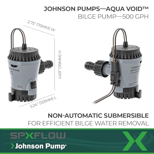 Johnson Pump Johnson Pump 10-13626-01 Aqua Void Bilge Pump - 12V, 500 GPH - Outdoor Depot
