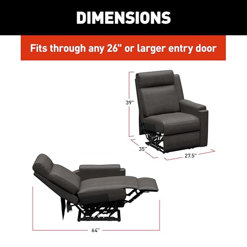 THOMAS PAYNE Thomas Payne Signature Heritage Series McCoy RV Theater Seating Left Arm Recliner with Manual - Outdoor Depot