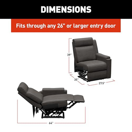 THOMAS PAYNE Thomas Payne Signature Heritage Series McCoy RV Theater Seating Left Arm Recliner with Manual - Outdoor Depot