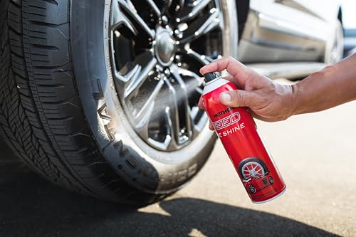 Mothers Mothers Speed Tire Shine, 15 oz. Aerosol — Long-Lasting, High-Gloss “Just Dressed” Finish — No - Outdoor Depot