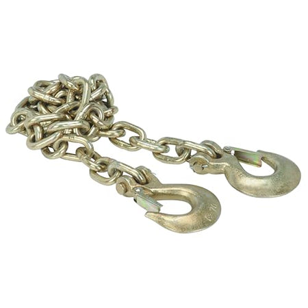GEN-Y Hitch GEN-Y Hitch Towing Safety Chain for Trailers and RVs - 3/8 Inches x 84 Inches with 2 Safety Slip - Outdoor Depot