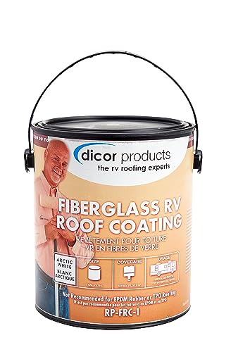 Dicor Dicor RP-FRC-1 Fiberglass RV Roof Coating System - White, 1 Gallon - Outdoor Depot