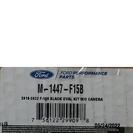 Ford Ford 2018-2023 F-150 Front Grille and Rear Tailgate Black Appearance Emblem Kit M-1447-F15B - Outdoor Depot