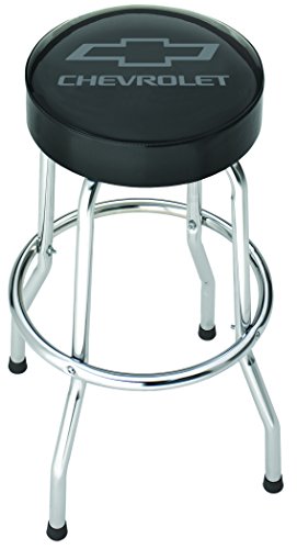 Plasticolor Plasticolor 004790R01 Black/Grey Garage Stool (Chevrolet) - Outdoor Depot