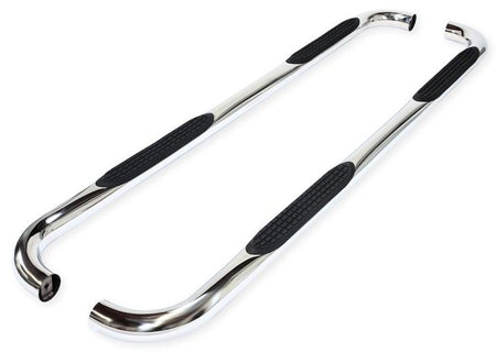 Trailfx Nerf Bars Fits Jeep Gladiator JT 2020-2025 Polished Stainless Steel 3-Inch Round Bent Rocker Panel - Outdoor Depot