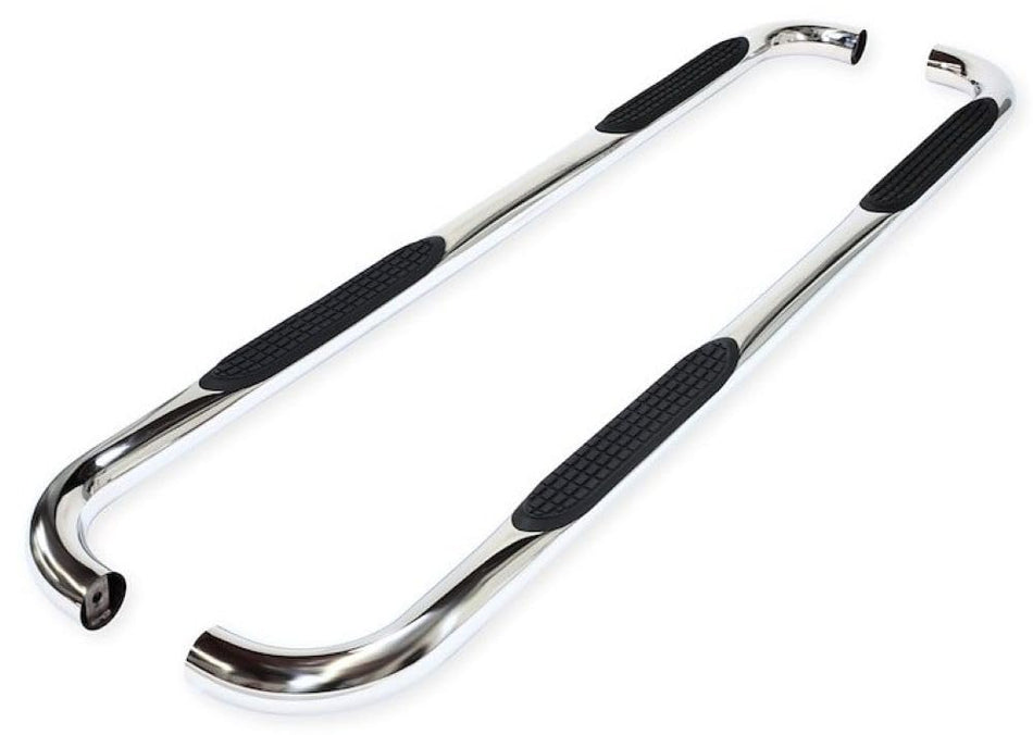 Trailfx Nerf Bars Fits Jeep Gladiator JT 2020-2025 Polished Stainless Steel 3-Inch Round Bent Rocker Panel - Outdoor Depot