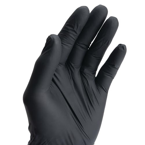 Performance Tool Performance Tool W89012 Large Black Nitrile Gloves Medium - Outdoor Depot