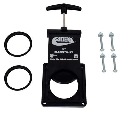 Valterra Valterra T1002VP Bladex Waste Valve with Plastic Handle - 2" , Black - Outdoor Depot