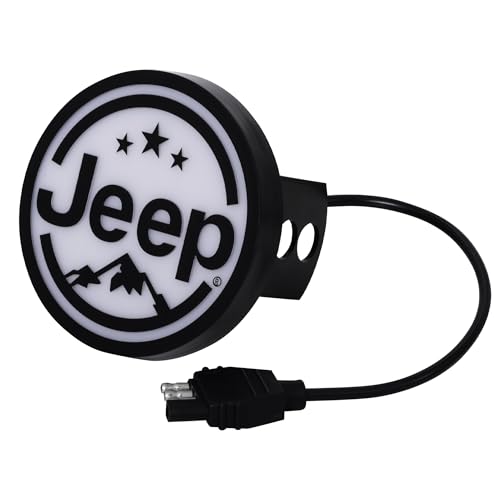 Plasticolor Plasticolor 002315R01 Jeep Lighted Hitch Cover - Outdoor Depot
