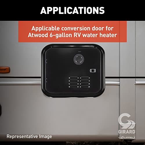 GIRARD Girard Products Llc RV Water Heater Door Installation Kit - 6-Gallon, Black - Outdoor Depot