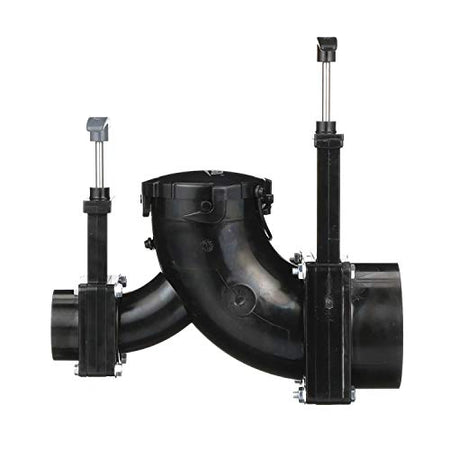 Valterra Valterra Ell Double Rotating Valve, Mess-Free Waste Valve for RV's, Campers, Trailers, 3" Hub x - Outdoor Depot