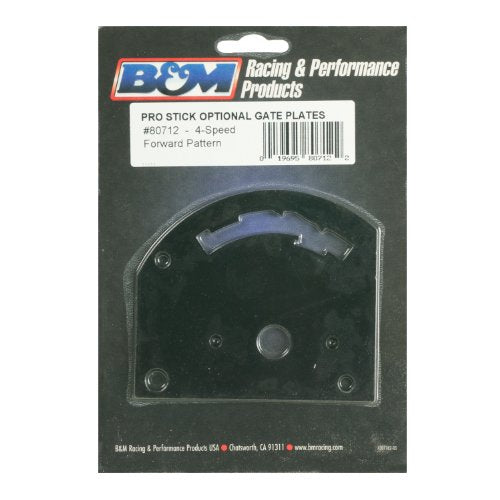 B&M B&M 80712 4-Speed Forward Pattern Gate Plate for Pro Stick Automatic Shifter - Outdoor Depot
