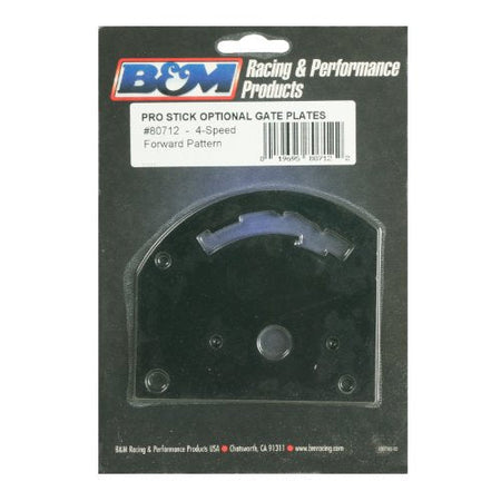 B&M B&M 80712 4-Speed Forward Pattern Gate Plate for Pro Stick Automatic Shifter - Outdoor Depot