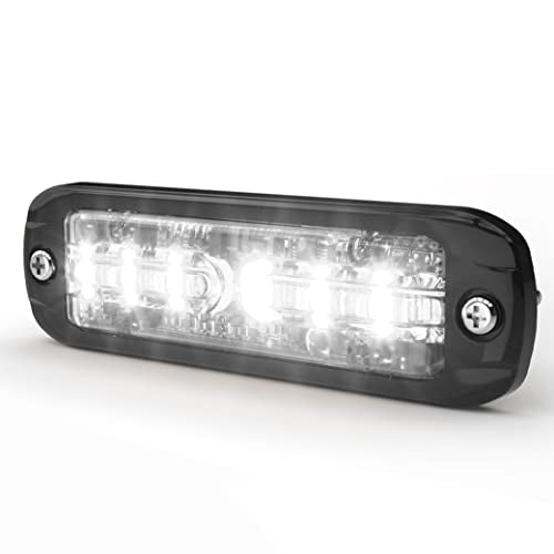 ECCO ECCO LED High-Intensity Amber White LEDs Directional 2 Bolt Mount 0.73 amps 12V 24V Waterproof Warning - Outdoor Depot