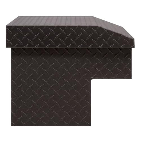 Weather Guard Weather Guard Model 184-52-04 41in Lo-Side Truck Box, Aluminum, Textured Matte Black, 3.0 cu - Outdoor Depot