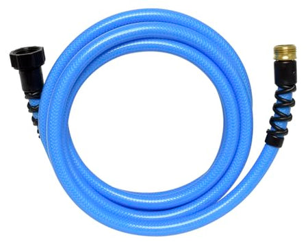 Valterra Valterra W01-8120 AquaFresh High Pressure Drinking Water Hose with Hose Savers - 1/2" x 10', Blue - Outdoor Depot