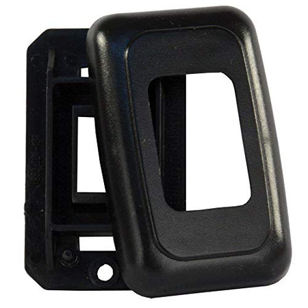 JR Products JR Products 12305 Black Single Switch Base and Face Plate - Outdoor Depot