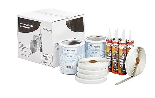 Dicor Dicor 401-CK Rubber Roof Kit - Includes Bonding Adhesive, RV, Trailer, Motorhome Repair Tape Butyl - Outdoor Depot