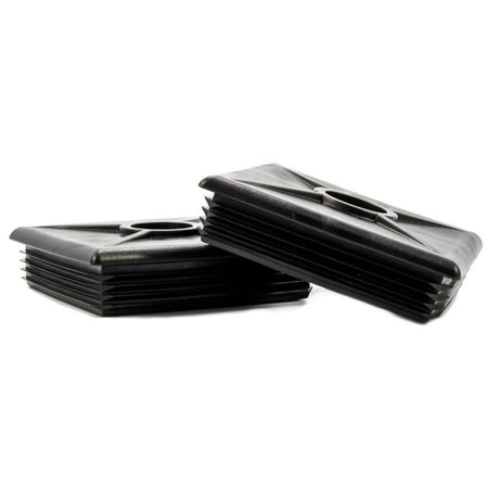 Camco Camco 4-Inch RV Bumper Caps | Easy Removal | Durable Construction | Black, 2-pack (40303) - Outdoor Depot