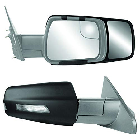 Fit System K SOURCE Snap & Zap 80730 Custom Fit Towing Mirror for 2019 up Ram 1500 Pick-up, Patented - Outdoor Depot