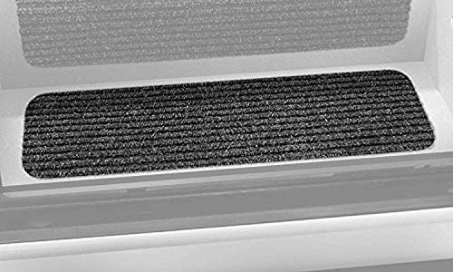 Prest-O-Fit Prest-O-Fit 5-3090 Decorian Step Huggers For RV Landings Black Granite 10 In. x 23.5 In. - Outdoor Depot