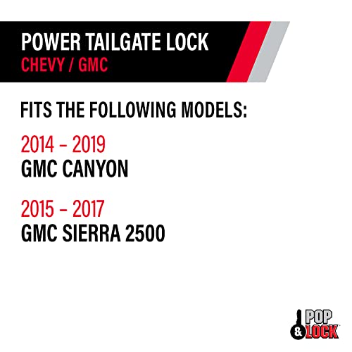 Pop & Lock Pop & Lock – Power Tailgate Lock for Chevrolet Silverado 1500, GMC Sierra 1500 & 2500 (PL8140) - Outdoor Depot