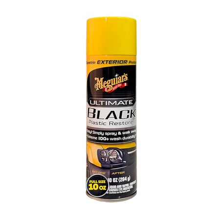 Meguiar's Meguiar's Ultimate Black Plastic Restorer, Restore Faded Exterior Trim, Add Shine and Protect - Outdoor Depot