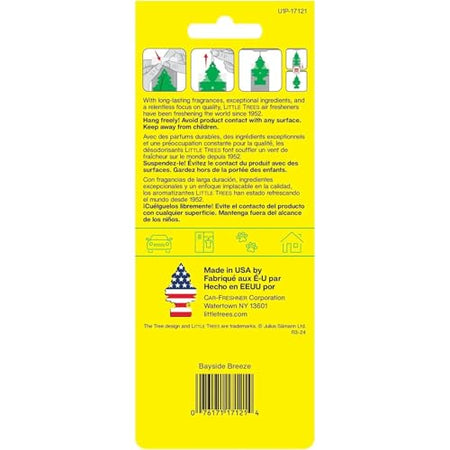 LITTLE TREES CAR FRESHNER Bayside Breeze Little Trees Air Freshener - Outdoor Depot
