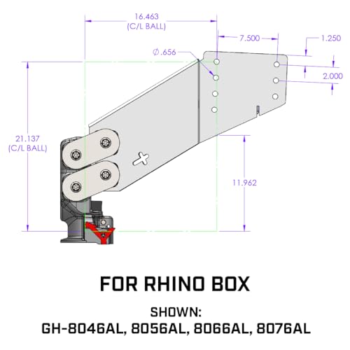 GEN-Y Hitch GEN-Y Hitch Rhino Fifth Wheel Pin Box with Gooseneck SnapLatch Coupler | 1,500-4,500 LBS Pin - Outdoor Depot