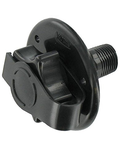Valterra Valterra A01-0168BK Black 2-3/4" Flange Water Inlet - Outdoor Depot