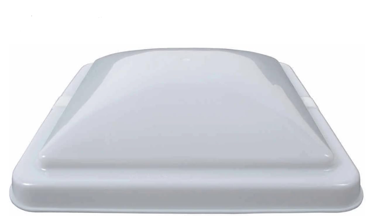 Ventline/Dex Ventline/Dex BV0554-01 Vent Cover 14" x 14" for Old Style Round Dome RV Roof Vents - White, - Outdoor Depot