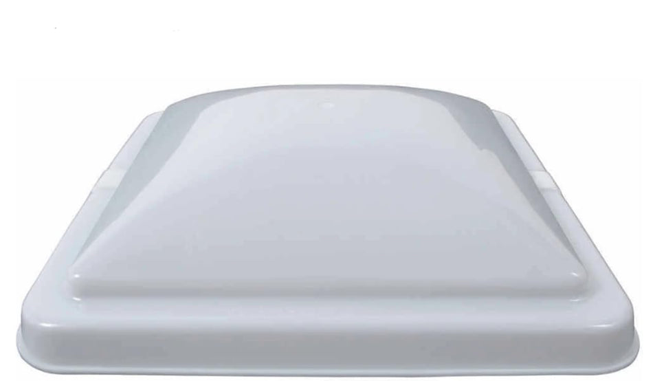 VENTLINE/DEX BV0554-01 Vent Cover 14 x 14 for Old Style Round Dome RV Roof Vents - White, ...