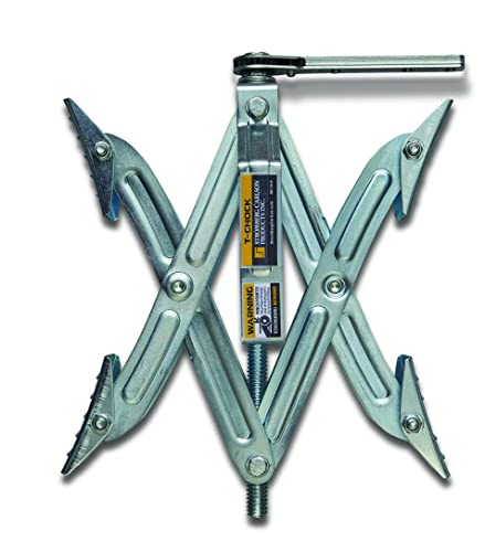 Stromberg Carlson JBP-T217.1 Tandem Axle T-Chock - Heavy Duty RV Wheel Chocks & Tire Stabilizers - Camper Wheel Chock Scissor Stabilizers for RVs, Trailers, and Campers - Fits Tires 2"-17" Apart