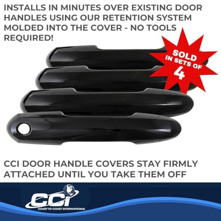 Coast to Coast International Coast to Coast International Exterior Door Handle Cover DH68594BLK, Levers - Outdoor Depot