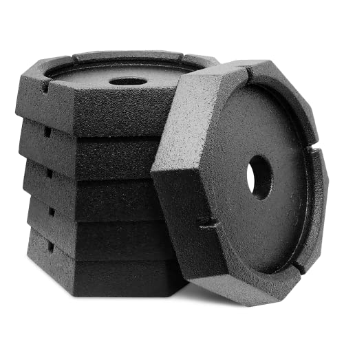 SnapPad SnapPad Xtra RV Leveling Pads - Permanent Jack Stabilizers for RVs - 9" Round Leveling Jack Pads for - Outdoor Depot