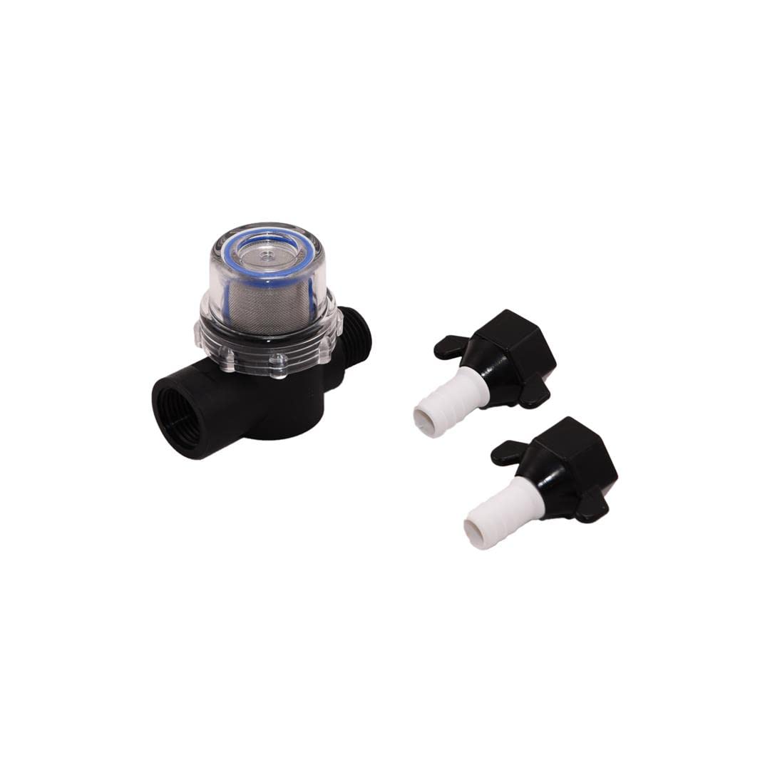 Aquapro Aqua Pro Water Pump 21863, Self-Priming, 5.5 Gpm 12V, Thermal Overload Protection, with 50 Mesh - Outdoor Depot