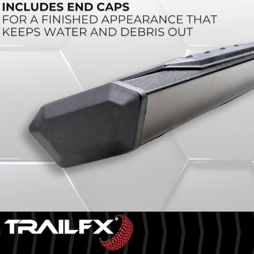 Trailfx TrailFX Nerf Bars for 2019-2021 Chevrolet Silverado 1500 Crew Cab Titanium Black Powder Coated - Outdoor Depot